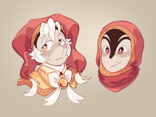 Characters from webcomic "We Are The Zombies"